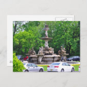 Italiaanse fontein van Rockefeller Briefkaart (Voorkant / Achterkant)