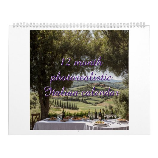Italiaanse fotorealistische kalender (Hoes)