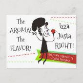 Italiaanse Franse chef-kok kookboek receptenkaart Briefkaart (Voorkant)