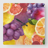Italiaanse Fruit Keuken Print | Waterverf citrus