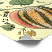 Italiaanse Fruit Taal Grafiek Poster (Hoek)