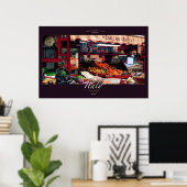 Italiaanse fruitstandaard poster (Thuiskantoor)