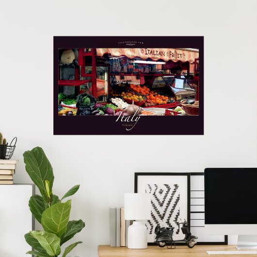 Italiaanse fruitstandaard poster (Thuiskantoor)