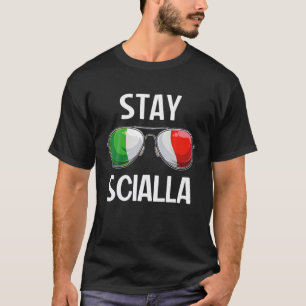 Italiaanse Funny Italië Slang Italia Pun Blijf Sc T-shirt