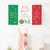 Italiaanse gehaktbal 1e verjaardag spandoek (Insitu)