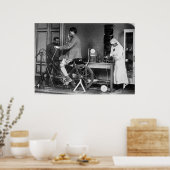 Italiaanse gehandicapte Soldaat, jaren 1910 Poster (Keuken)