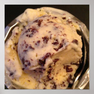 Italiaanse Gelato Dessert Foto Poster