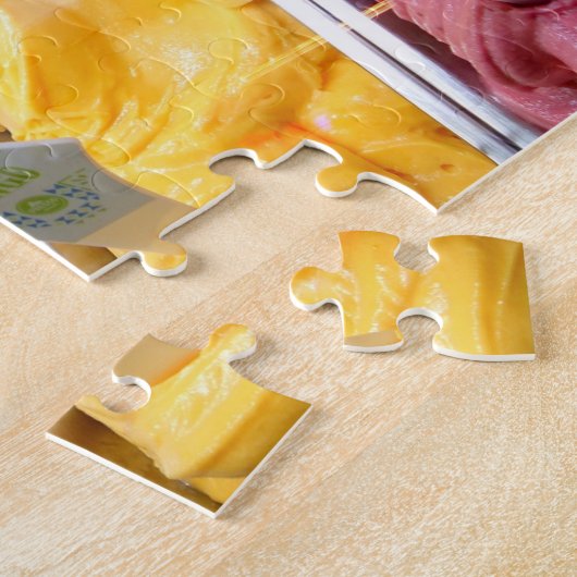 Italiaanse Gelato - Yummy Ice Cream uit Italië Legpuzzel (Zijkant)