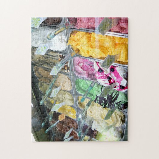 Italiaanse Gelato - Yummy Ice Cream uit Italië Legpuzzel (Verticaal)