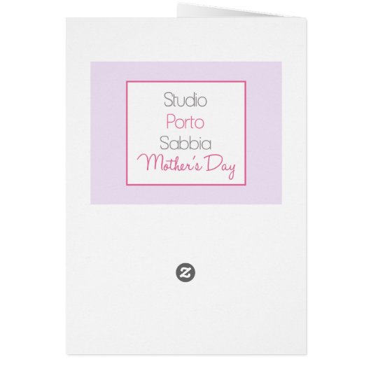 italiaanse gelukkige moederdag Paarse rozenboeket (Achterkant)