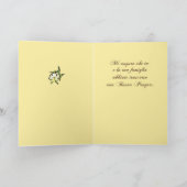 Italiaanse Gelukkige Pasen, Gele Buona Pasqua Feestdagen Kaart (Binnen)