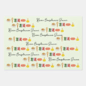 Italiaanse Gelukkige Verjaardag, Buon Compleanno c Inpakpapier Vel (Voorkant 3)