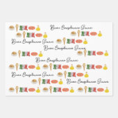 Italiaanse Gelukkige Verjaardag, Buon Compleanno c Inpakpapier Vel (Voorkant)