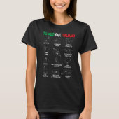 Italiaanse Gestures Vertaler Hand Gestures T-shirt (Voorkant)