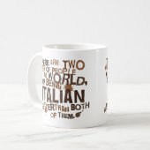 Italiaanse Gift (Funny) Koffiemok (Voorkant links)