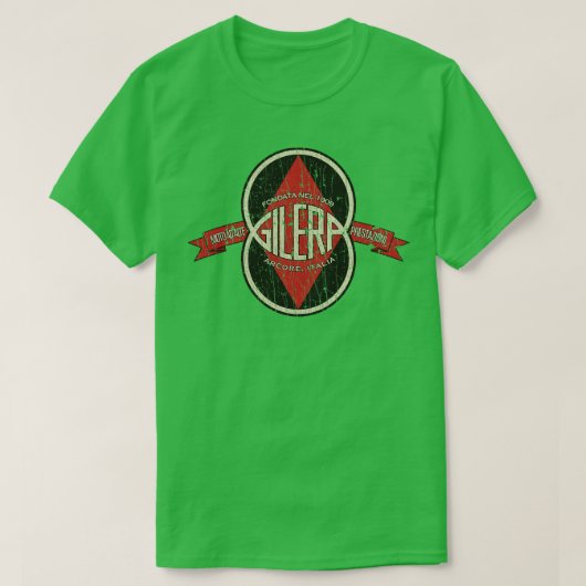 Italiaanse Gilera Motorycli 1909 T-shirt (Design voorkant)