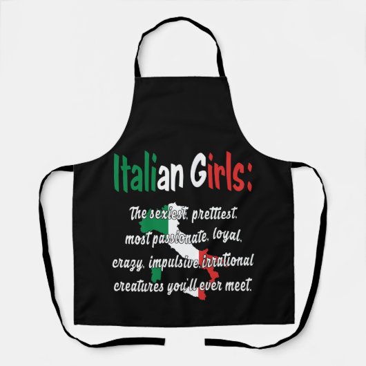 ITALIAANSE GIRLS FUNNY SCHORT (Voorkant)