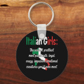 ITALIAANSE GIRLS FUNNY SLEUTELHANGER (Voorkant)