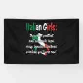 ITALIAANSE GIRLS FUNNY SPANDOEK (Horizontaal)