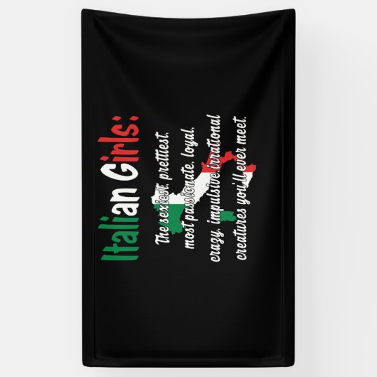 ITALIAANSE GIRLS FUNNY SPANDOEK (Verticaal)