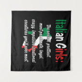 ITALIAANSE GIRLS FUNNY WANDKLEED (Voorkant (horizontaal))