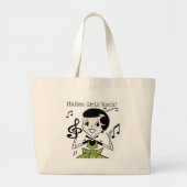 Italiaanse Girls Rock Grote Tote Bag (Voorkant)