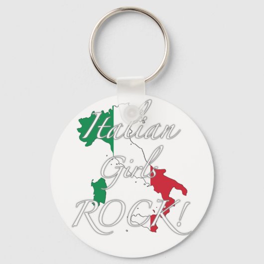 Italiaanse Girls Rock! Sleutelhanger (Voorkant)
