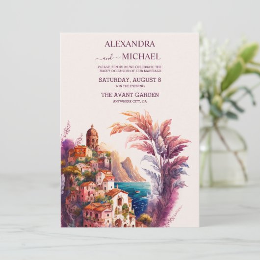 Italiaanse goddelijke Waterverf Woensdag I Kaart (Staand voorkant)