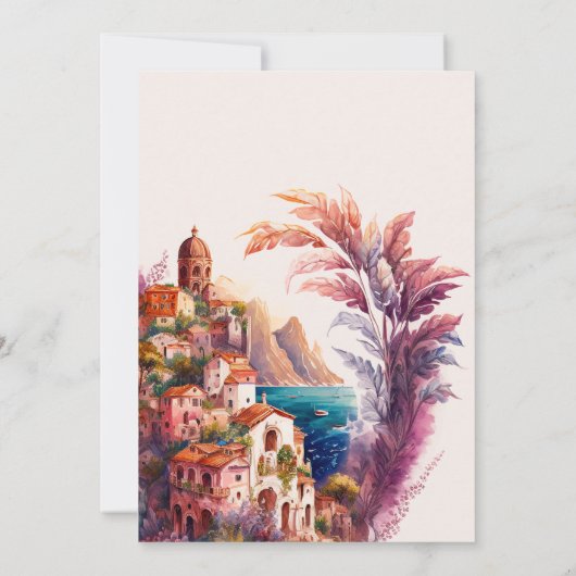 Italiaanse goddelijke Waterverf Woensdag I Kaart (Achterkant)