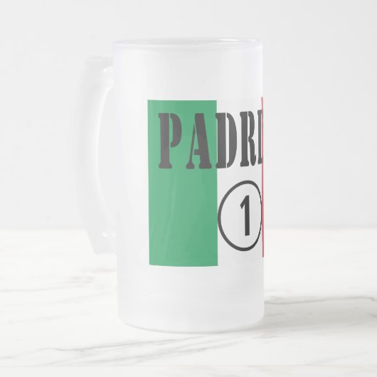 Italiaanse Godvaders : Padrino Numero Uno Matglas Bierpul (Voorkant links)