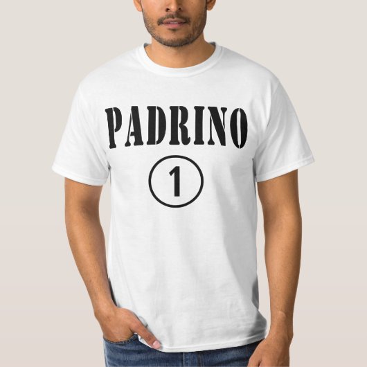 Italiaanse Godvaders : Padrino Numero Uno T-shirt (Voorkant)