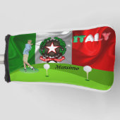 Italiaanse golfer golfheadcover (Voorkant)