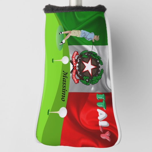 Italiaanse golfer golfheadcover (Draai 90)