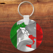 Italiaanse golfvlag sleutelhanger (Voorkant)