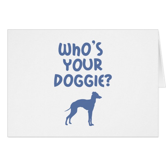 Italiaanse Greyhound (Voorkant Horizontaal)