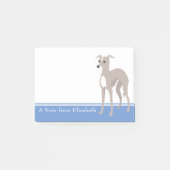 Italiaanse Greyhound - Aangepaste naam Post-it® Notes (Voorkant)