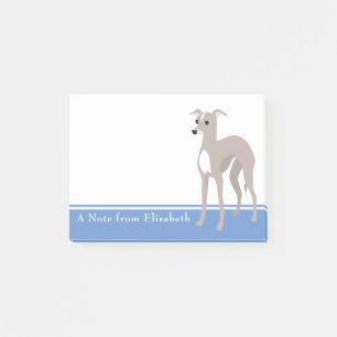 Italiaanse Greyhound - Aangepaste naam Post-it® Notes