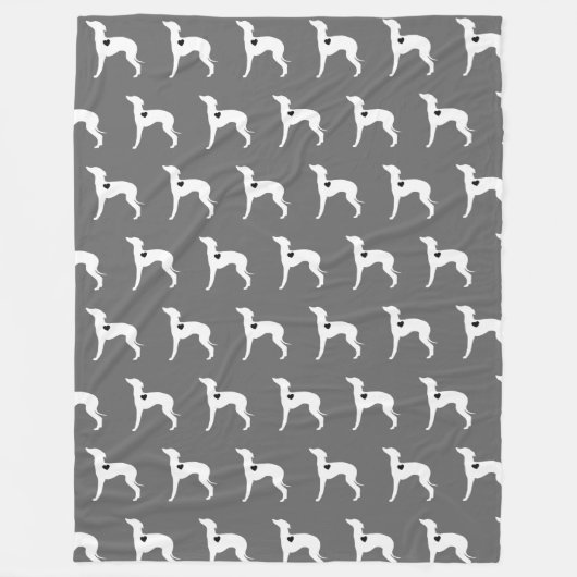 Italiaanse Greyhound Blanket Fleece Deken (Voorkant)