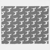 Italiaanse Greyhound Blanket Fleece Deken (Voorkant (Horizontaal))