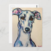 Italiaanse Greyhound Briefkaart (Voorkant / Achterkant)