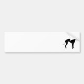 Italiaanse Greyhound Bumpersticker (Voorkant)