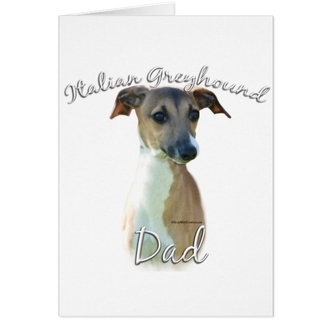 Italiaanse Greyhound Dad 2 (Voorkant)