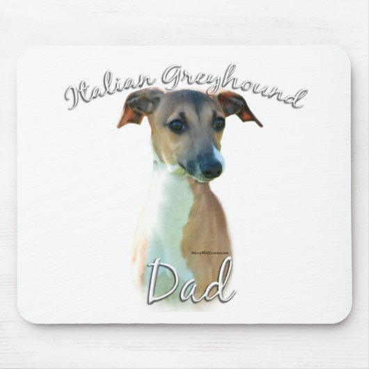 Italiaanse Greyhound Dad 2 Muismat (Voorkant)