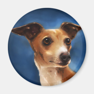 Italiaanse Greyhound Dog Art - Magnifico Magneet