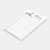Italiaanse Greyhound Dog gepersonaliseerd om lijst Post-it® Notes (Schuin)