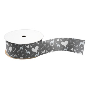 Italiaanse Greyhound Dog Rescue Gift Ribbon Iggy Grosgrain Lint