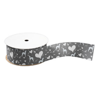Italiaanse Greyhound Dog Rescue Gift Ribbon Iggy Grosgrain Lint