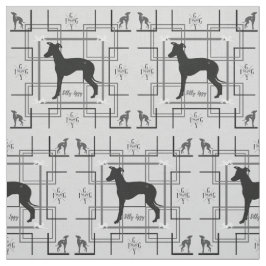 Italiaanse Greyhound Dog Rescue Joann Fabric Iggy Stof