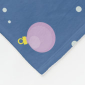 Italiaanse Greyhound Dog Silhouette Kerstpatroon Fleece Deken (Hoek)