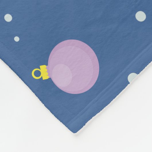 Italiaanse Greyhound Dog Silhouette Kerstpatroon Fleece Deken (Hoek)